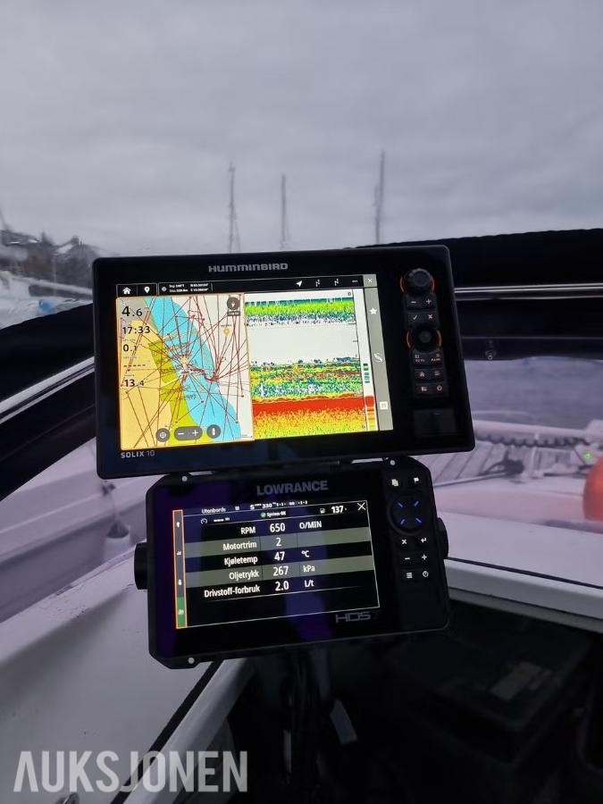 2001 Galia Galeon 660WA båt med Mercury Seapro motor - masse utstyr